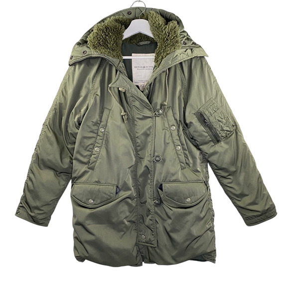 Ralph Lauren Other - Ralph Lauren Denim & Supply Jacket Medium Green Military Down Sherpa Lined Hood